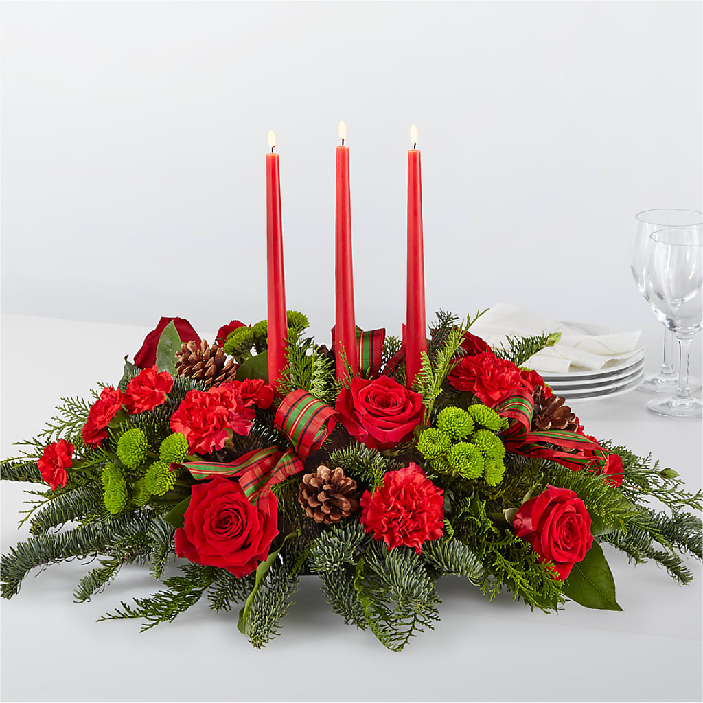 By the Candlelight Centerpiece – Zapateria Y Floreria Hernandez, San Jose CA