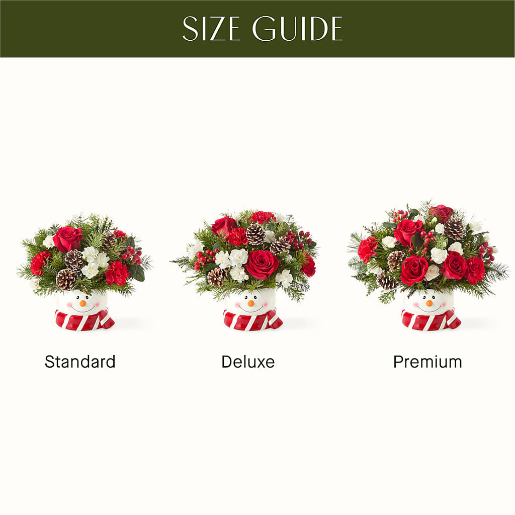 Jolly Snowman Bouquet – Zapateria Y Floreria Hernandez, San Jose CA