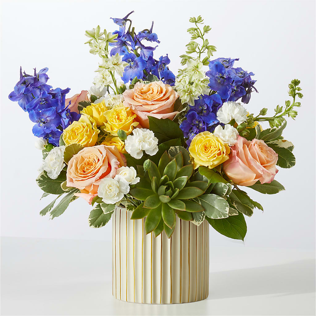 Cobalt Reverie Bouquet – Zapateria Y Floreria Hernandez, San Jose CA