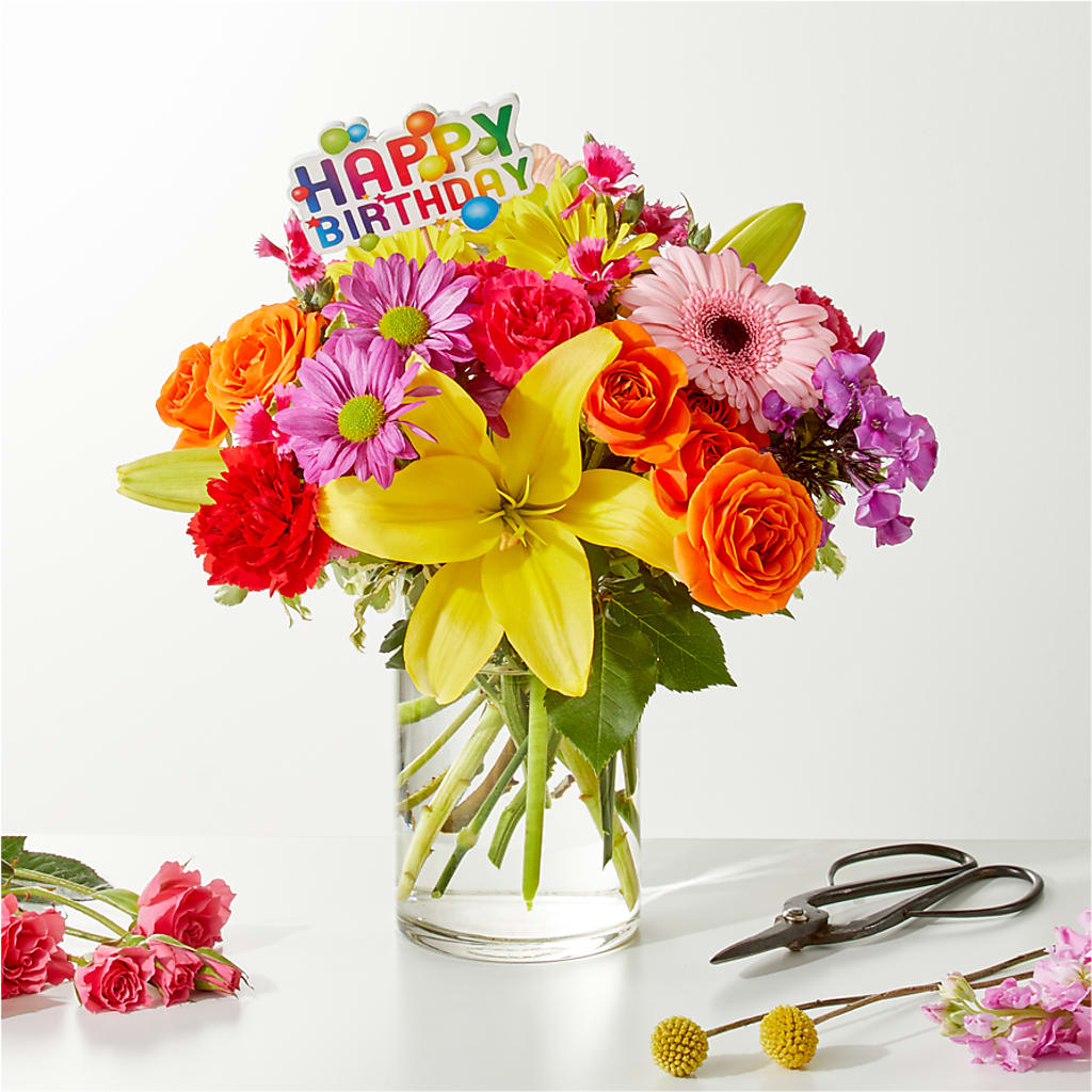 Cue the Confetti - A Florist Original – Zapateria Y Floreria Hernandez, San Jose CA