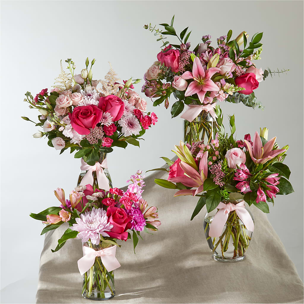 Pink Ribbon - A Florist Original – Zapateria Y Floreria Hernandez, San Jose CA