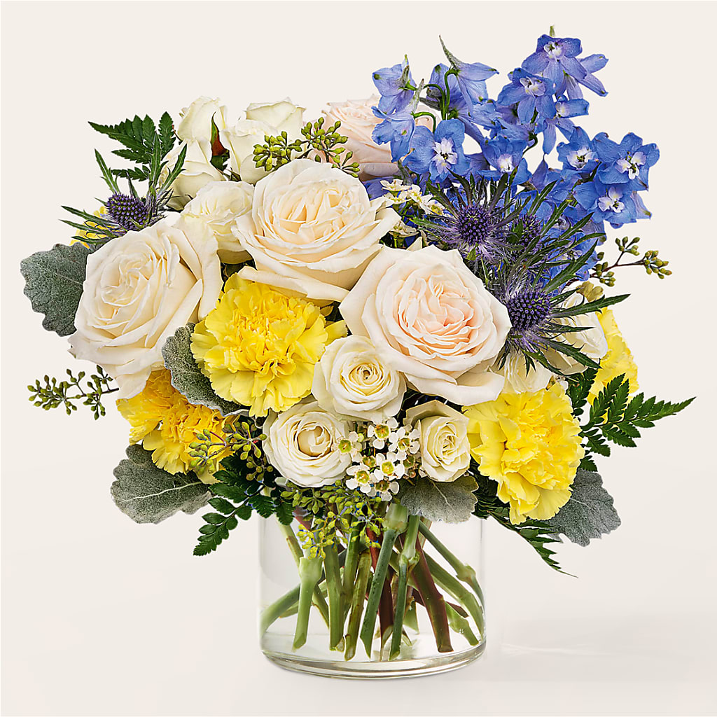 Lemon Sorbet Bouquet – Zapateria Y Floreria Hernandez, San Jose CA