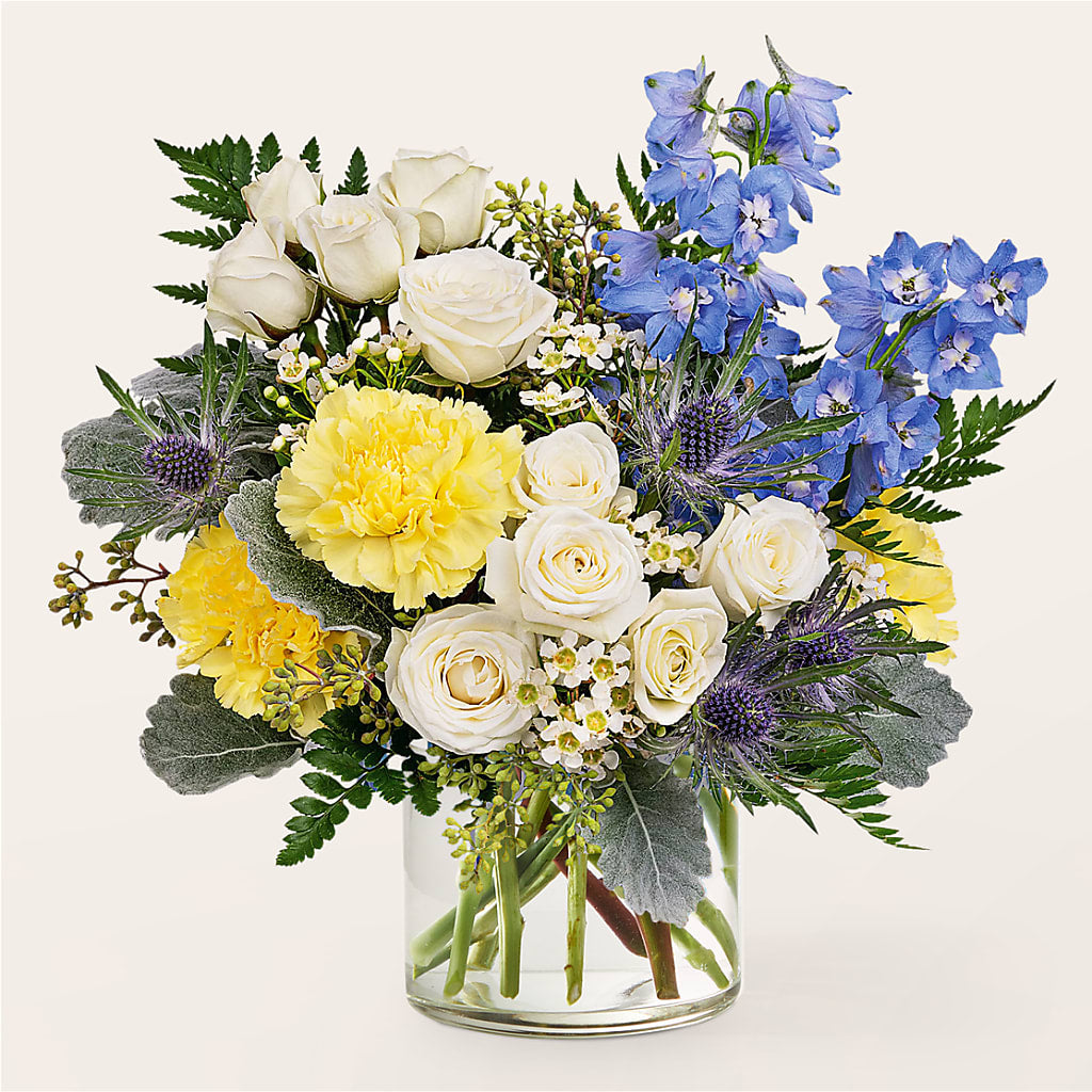Lemon Sorbet Bouquet – Zapateria Y Floreria Hernandez, San Jose CA