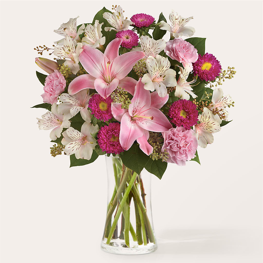Feeling Fuchsia Bouquet – Zapateria Y Floreria Hernandez, San Jose CA