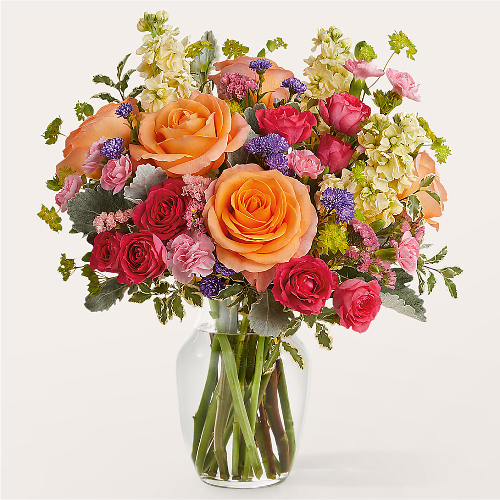 Tangerine Tango Bouquet – Zapateria Y Floreria Hernandez, San Jose CA