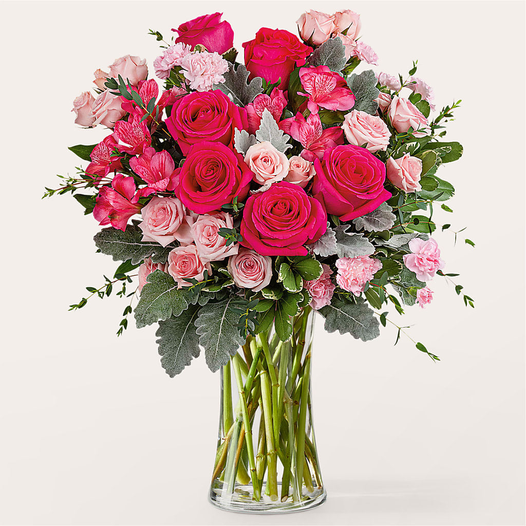 Tickled Pink Bouquet – Zapateria Y Floreria Hernandez, San Jose CA