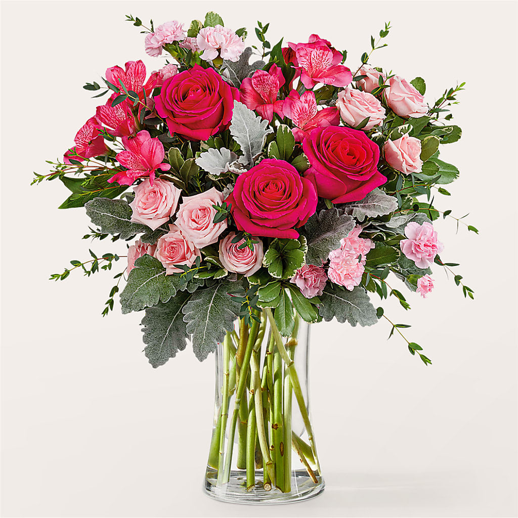 Tickled Pink Bouquet – Zapateria Y Floreria Hernandez, San Jose CA