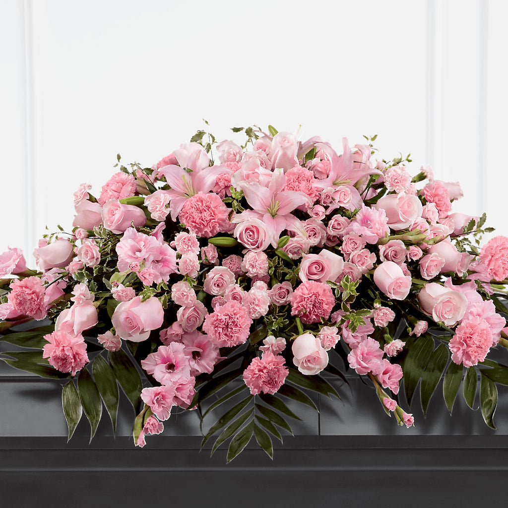 Garden of Comfort Casket Spray (Standard) – Zapateria Y Floreria Hernandez, San Jose CA