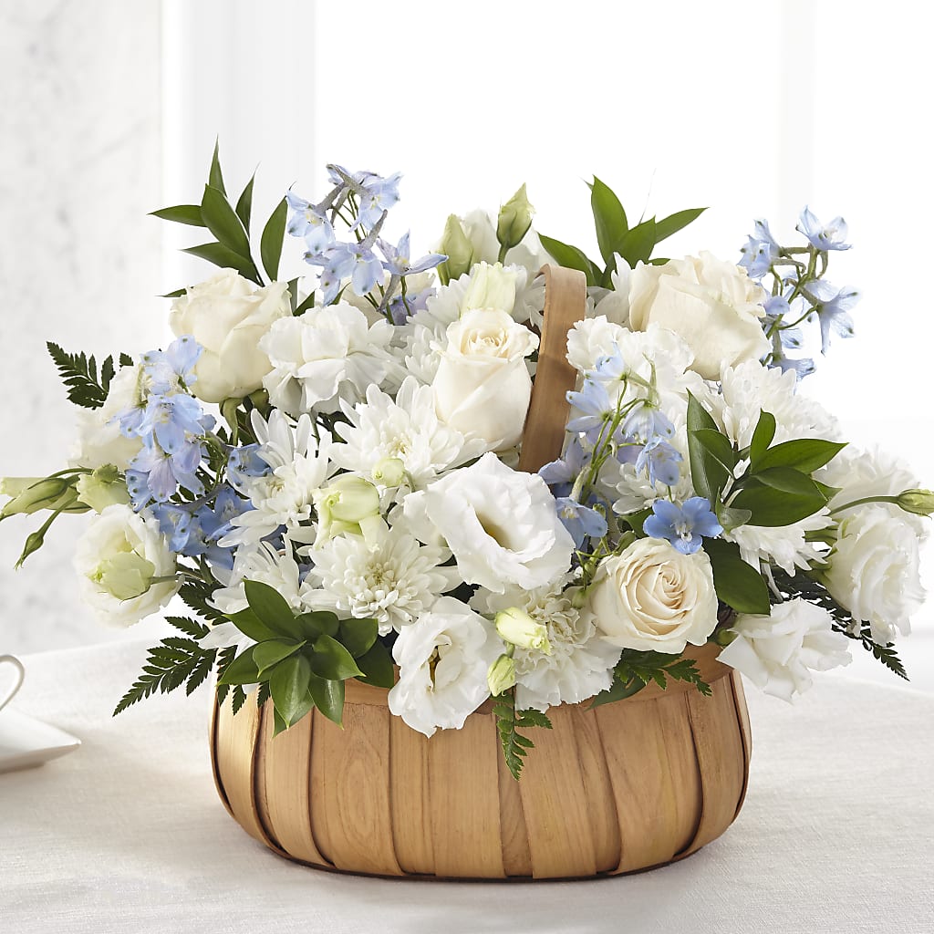 Sincerely Heartfelt Basket – Zapateria Y Floreria Hernandez, San Jose CA