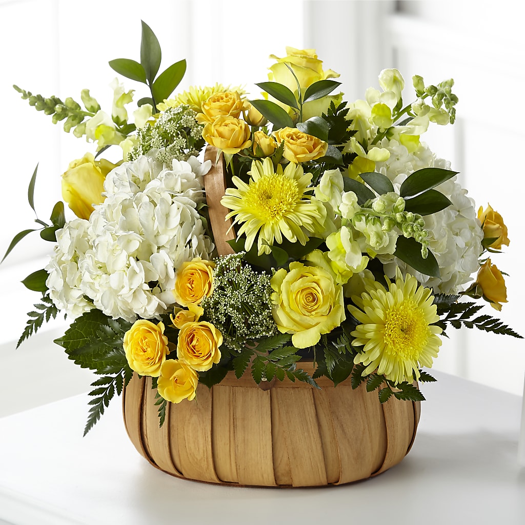 Rustic Remembrance Basket – Zapateria Y Floreria Hernandez, San Jose CA
