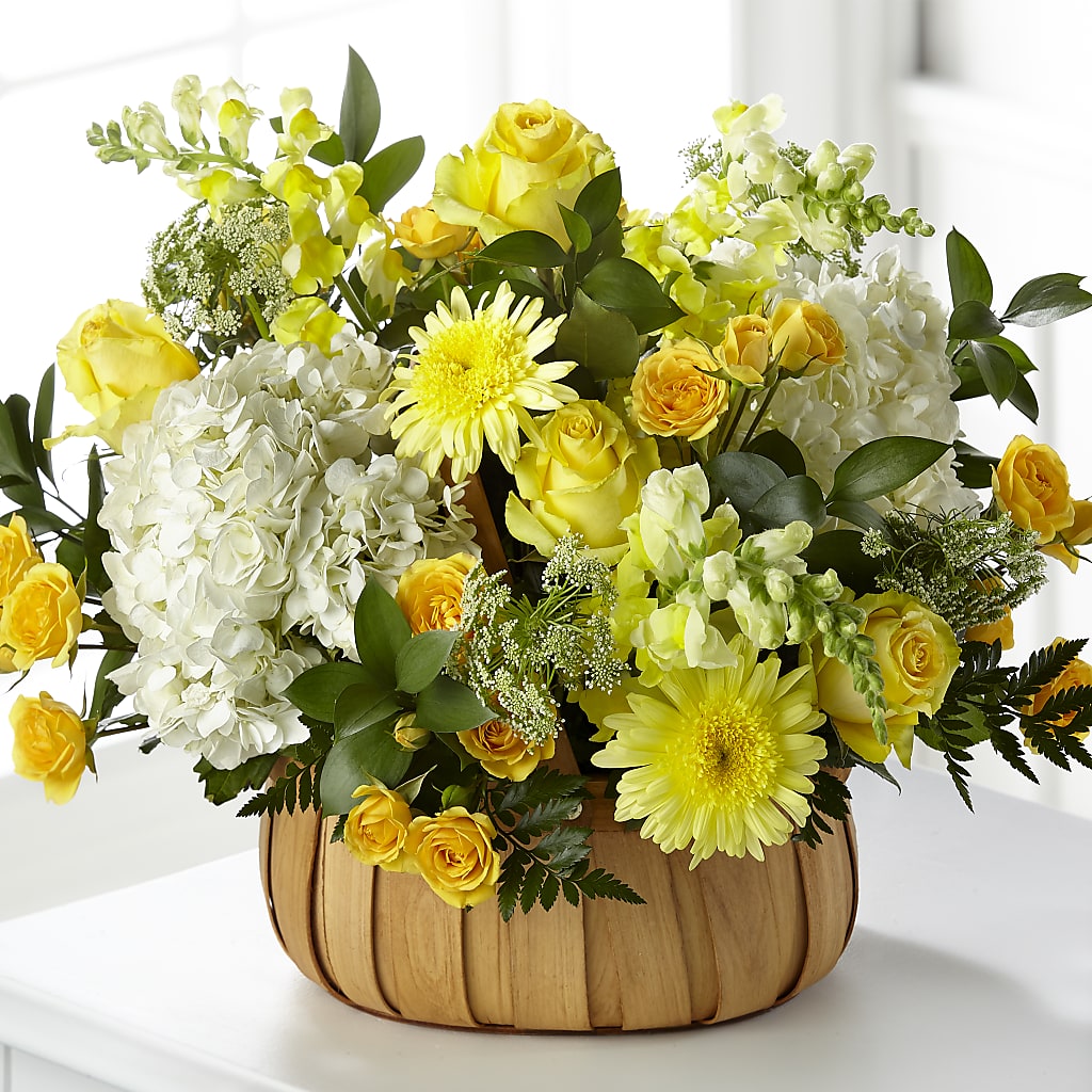 Rustic Remembrance Basket – Zapateria Y Floreria Hernandez, San Jose CA