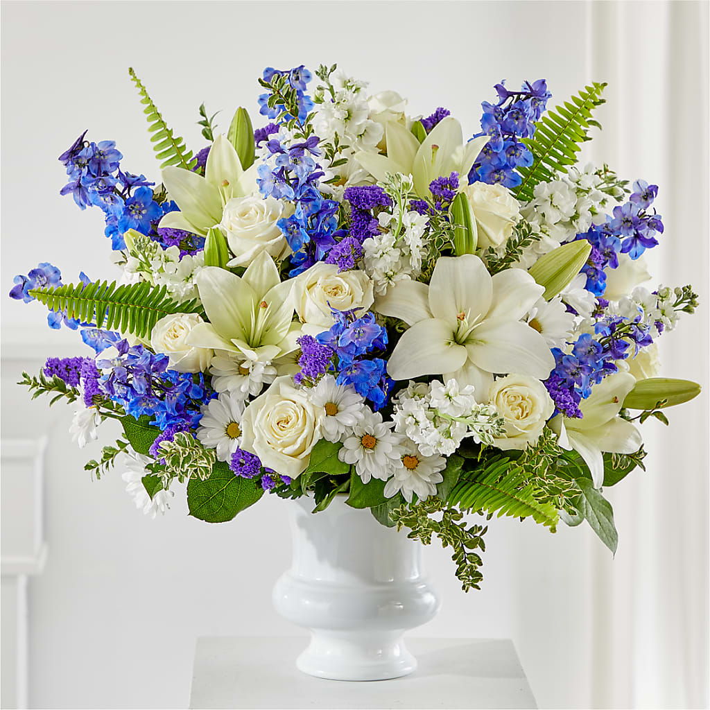 Expressions of Hope Urn Arrangement – Zapateria Y Floreria Hernandez, San Jose CA