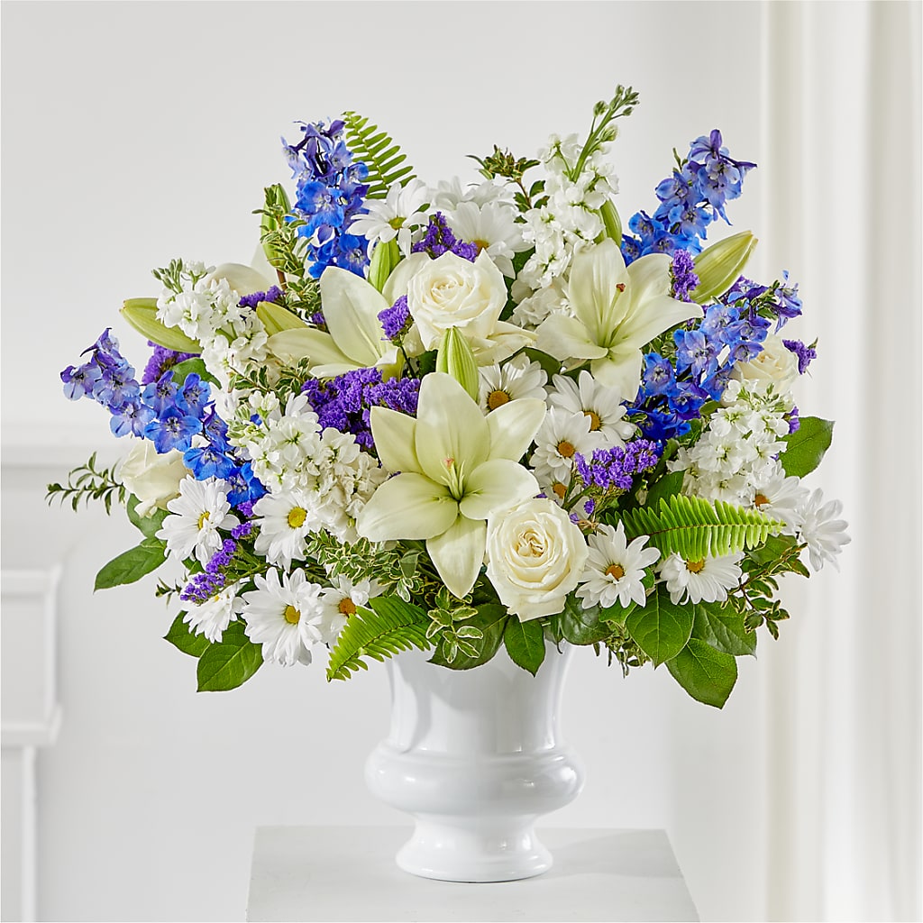 Expressions of Hope Urn Arrangement – Zapateria Y Floreria Hernandez, San Jose CA