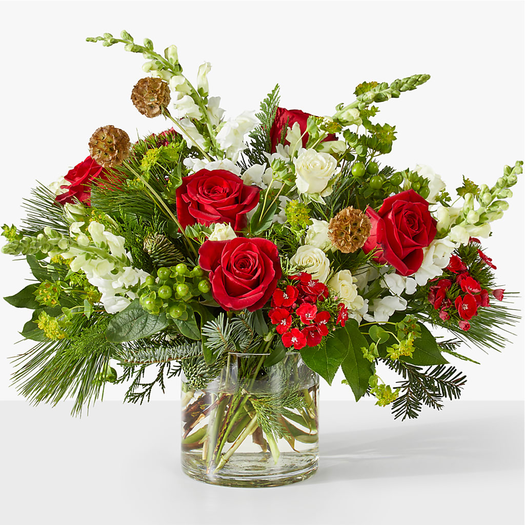 Deck the Halls Bouquet – Zapateria Y Floreria Hernandez, San Jose CA