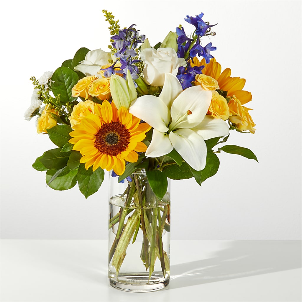 Wonderfully Sunny Bouquet – Zapateria Y Floreria Hernandez, San Jose CA