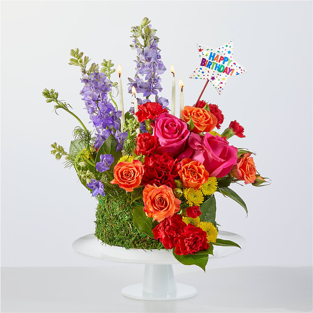 Best Year Yet Floral Cake – Zapateria Y Floreria Hernandez, San Jose CA
