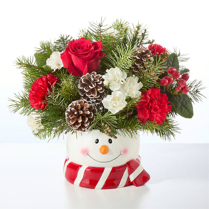 Jolly Snowman Bouquet –  Zapateria Y Floreria Hernandez, San Jose CA