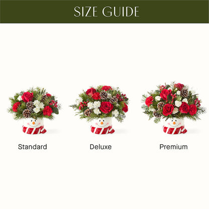 Jolly Snowman Bouquet –  Zapateria Y Floreria Hernandez, San Jose CA