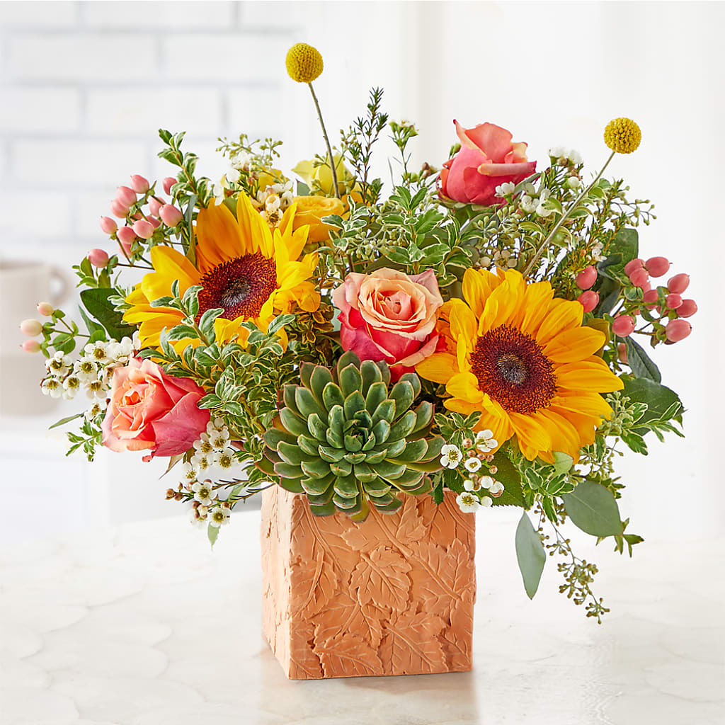 Sunflower Season Bouquet –  Zapateria Y Floreria Hernandez, San Jose CA