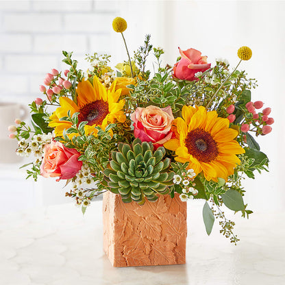 Sunflower Season Bouquet –  Zapateria Y Floreria Hernandez, San Jose CA