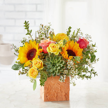 Sunflower Season Bouquet –  Zapateria Y Floreria Hernandez, San Jose CA