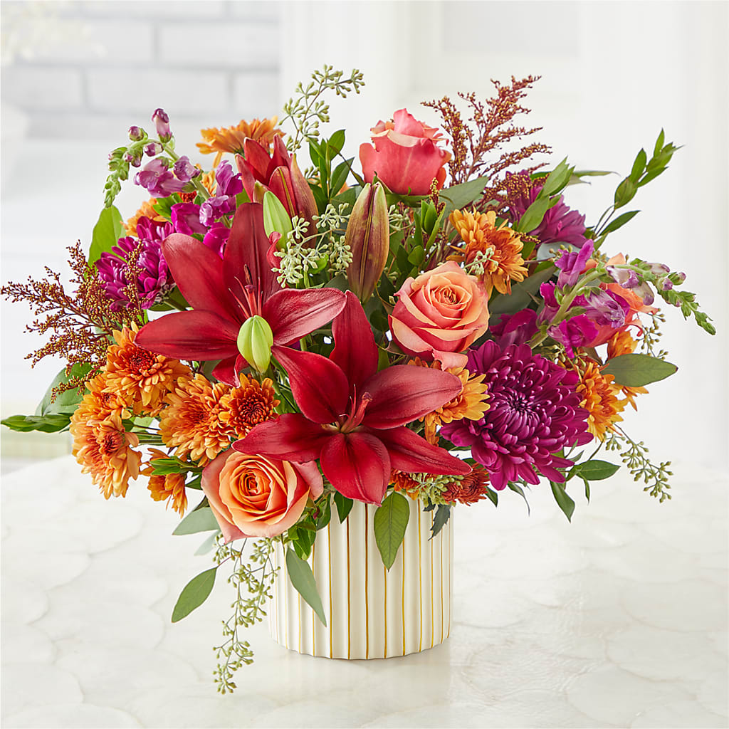 Burgundy Landscape Bouquet –  Zapateria Y Floreria Hernandez, San Jose CA
