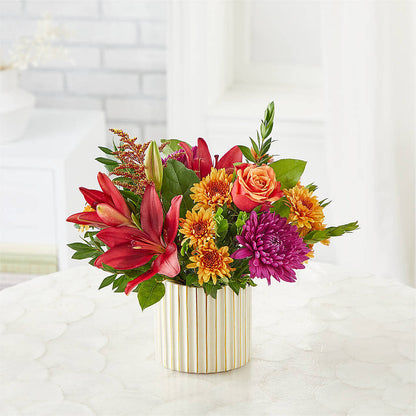Burgundy Landscape Bouquet –  Zapateria Y Floreria Hernandez, San Jose CA