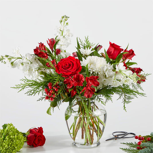 Merry Moment Bouquet – A Florist Original –  Zapateria Y Floreria Hernandez, San Jose CA