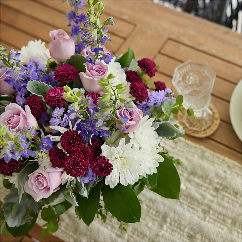 Violet Frost Bouquet –  Zapateria Y Floreria Hernandez, San Jose CA