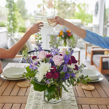 Violet Frost Bouquet –  Zapateria Y Floreria Hernandez, San Jose CA
