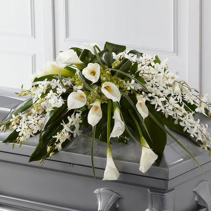 Angel Wings Casket Spray –  Zapateria Y Floreria Hernandez, San Jose CA
