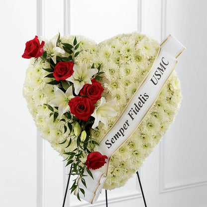 Heartfelt Hero Standing Heart –  Zapateria Y Floreria Hernandez, San Jose CA