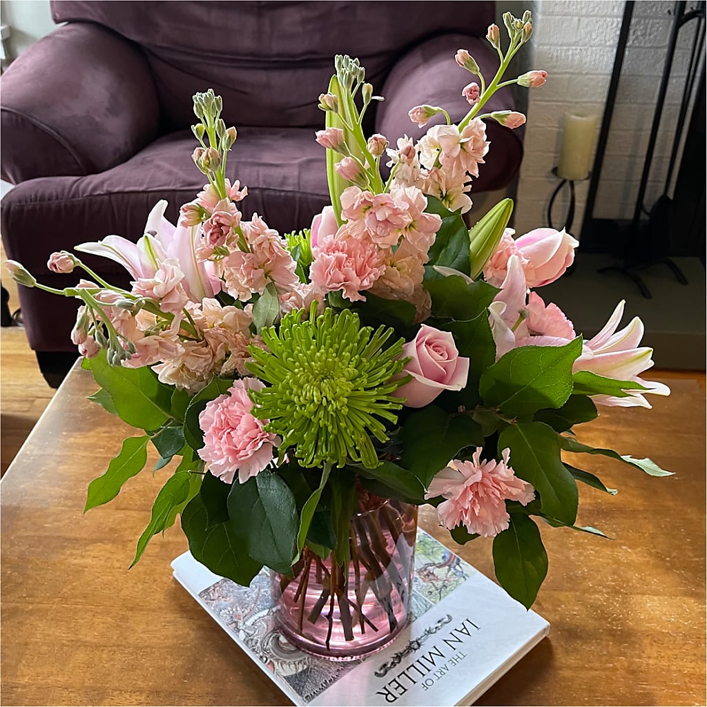 Pretty in Pink Bouquet –  Zapateria Y Floreria Hernandez, San Jose CA