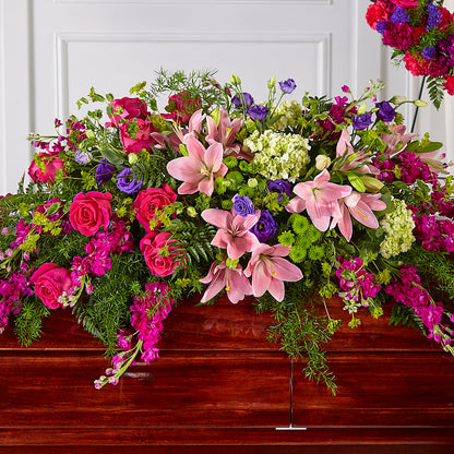 Radiant Tribute Casket Spray –  Zapateria Y Floreria Hernandez, San Jose CA