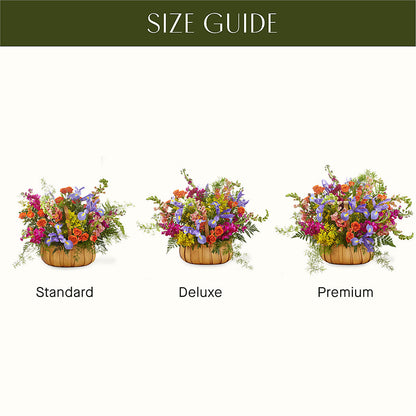 Garden of Life Basket –  Zapateria Y Floreria Hernandez, San Jose CA