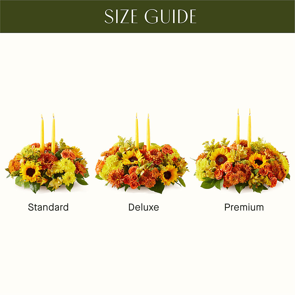 Autumn Harmony Centerpiece –  Zapateria Y Floreria Hernandez, San Jose CA