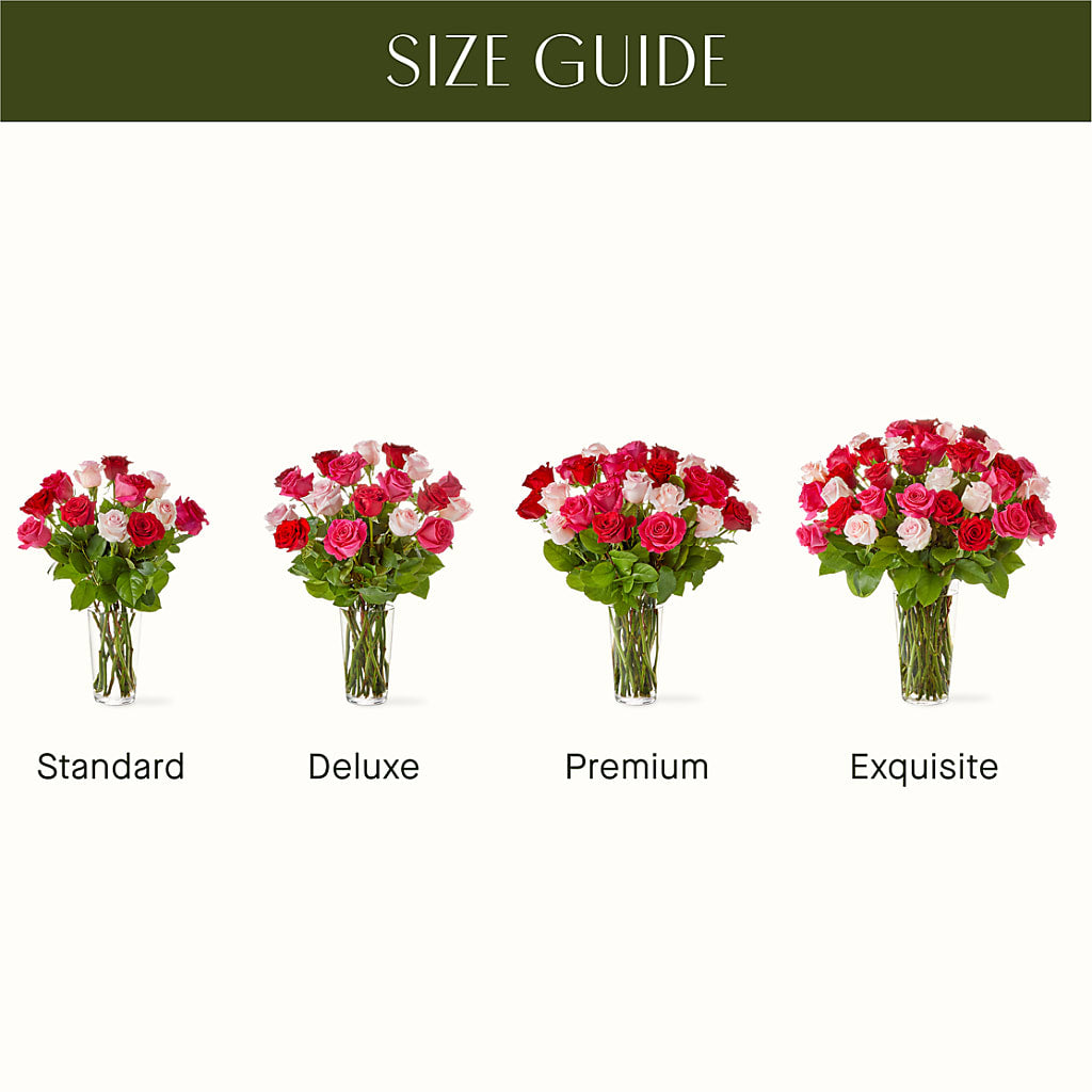 Charming Rose Bouquet –  Zapateria Y Floreria Hernandez, San Jose CA