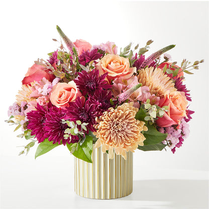 Berry Cobbler Bouquet with Ivory Vase –  Zapateria Y Floreria Hernandez, San Jose CA