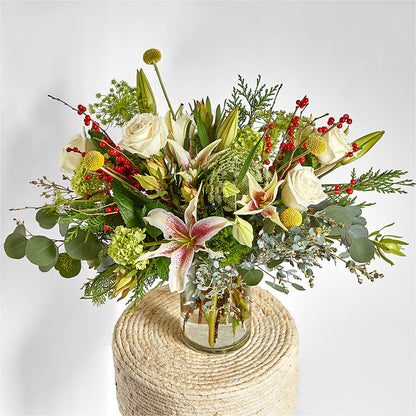 Berry & Bright Bouquet –  Zapateria Y Floreria Hernandez, San Jose CA
