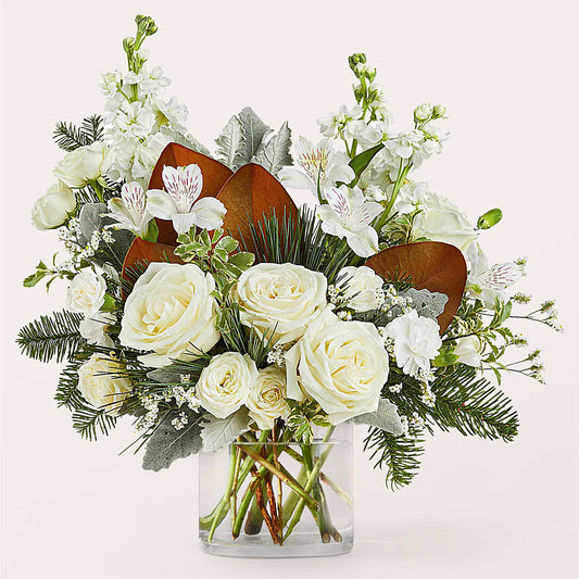 Fresh Snowfall Bouquet –  Zapateria Y Floreria Hernandez, San Jose CA