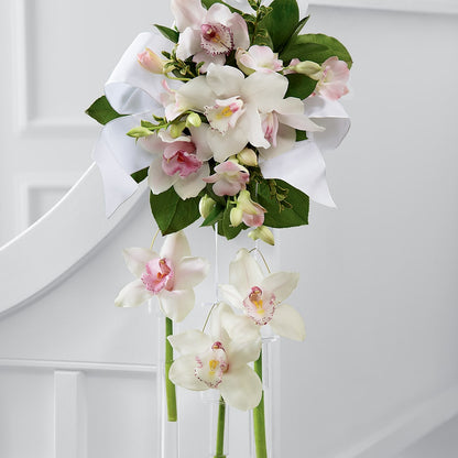 Perfect Entrance Pew Arrangement –  Zapateria Y Floreria Hernandez, San Jose CA