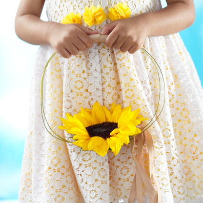 Sweet Sunshine Flower Girl Bouquet –  Zapateria Y Floreria Hernandez, San Jose CA