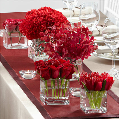 Modern Grace Centerpiece –  Zapateria Y Floreria Hernandez, San Jose CA